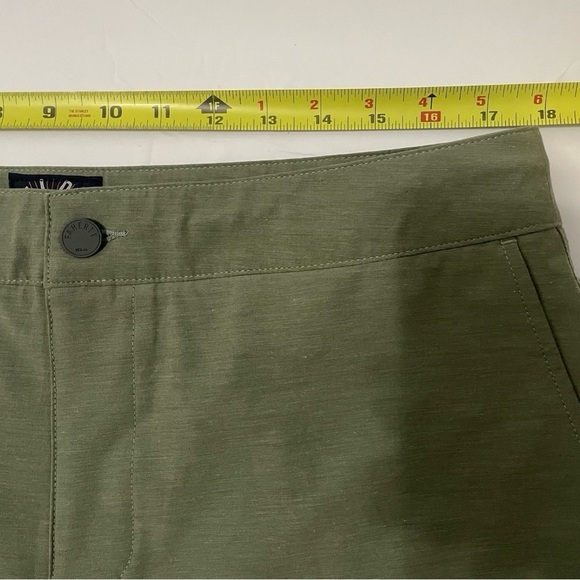 Faherty Men’s 35 Green All Day Drawstring Chino Shorts Casual Outdoor Wear - Picture 4 of 8